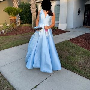 Sherri Hill blue dress 51856